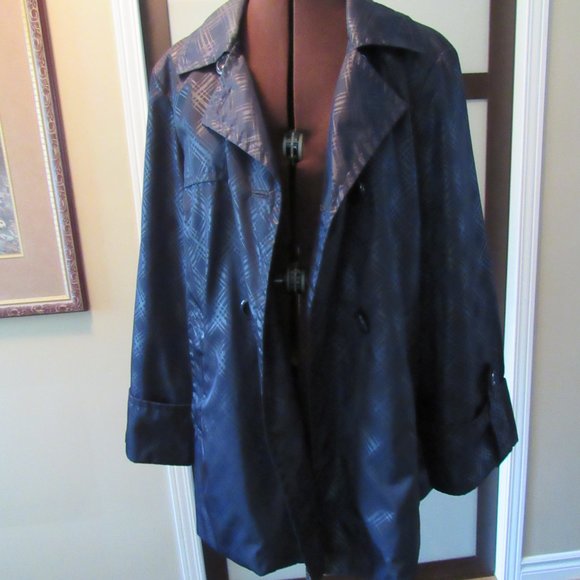 ANNE KLEIN Spring/Fall Jacket.  Navy Blue.  Size XL. - Picture 7 of 11